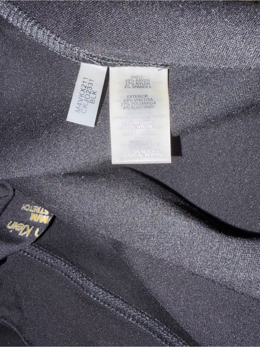Calvin Klein Black Women’s Pull-On Stretch Dress Pants - Picture 4 of 5